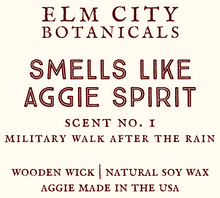 Load image into Gallery viewer, Aggie Spirit Candle - Smells Like Aggie Spirit