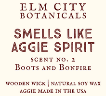 Load image into Gallery viewer, Aggie Spirit Candle - Smells Like Aggie Spirit
